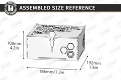 Honey Boxes Storage Laser Cut Bundle | Honeybee | Honeycomb Product Image 20