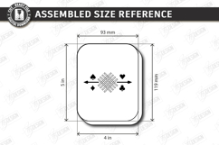 Playing Card Box Laser Cut | Card Case | Playing Card Holder Product Image 2