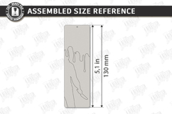 Acrylic True Crime Bookmark Laser Cut | Reading Accessories Product Image 2