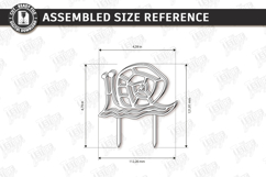 Decorative Plant Stakes Laser Cut | Garden Marker Laser |CNC Product Image 2