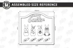 Family Easter Sign Laser Cut Kit | Welcome Sign | Home Decor Product Image 3