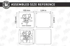 Wooden Sliding Puzzle Laser Cut | Montessori | Elephant SVG Product Image 2