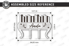 Music Page Clip Laser Cut | Music Note Page Holder SVG | CNC Product Image 2