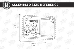 Mother's Day Personalized Photo Frames Laser Cut Bundle SVG Product Image 24