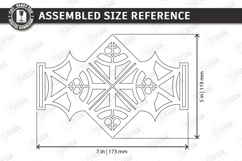 Gothic Waist Belt Laser Cut | Corset Belt | Gothic Accessory Product Image 2