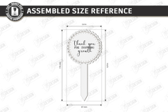Teacher Appreciation Plant Stake Laser Cut | Flower Pot Sign Product Image 2