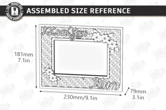 Mother's Day Photo Frames Laser Cut | Floral Picture Frames Product Image 19