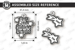 Mother's Day Personalized Keychains Laser Cut Bundle SVG Product Image 24