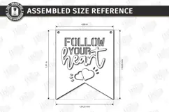Nursery Wall Banner Laser Cut | Kids Room Sign | Wall Art Product Image 3
