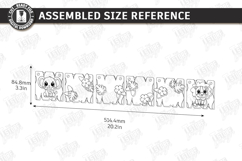 Baby Name Banner Laser Cut Bundle | Nursery Garlands Set SVG Product Image 30