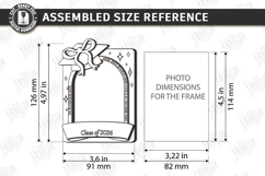 Graduation Mini Photo Frame Laser Cut Bundle | Class of 2026 Product Image 21