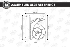 Stained Glass Style Plant Pot Clip Laser Cut | Garden Decor Product Image 2