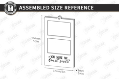 Photo Strip Frames Laser Cut Bundle | Keepsakes | Family SVG Product Image 15