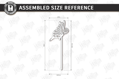 Decorative Plant Stakes Laser Cut | Garden Marker Laser |CNC Product Image 2
