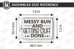 Sarcastic Keychain Laser Cut | Snarky Keyring | Funny SVG Product Image 2