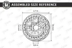 Drink Lid Topper Laser Cut | Acrylic Tumbler Tag | Summer Product Image 2