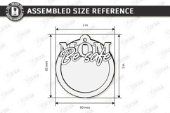 Car Photo Hanger Laser Cut | Car Mirror Ornament | Gift Idea Product Image 2