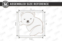 Cute Sleeping Animals Corner Bookmarks Laser Cut Bundle |CNC Product Image 15