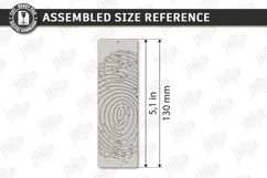 Acrylic True Crime Bookmark Laser Cut | Reading Accessories Product Image 2