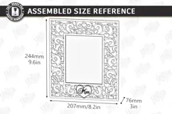 Mother's Day Photo Frame Laser Cut | Floral Picture Frames Product Image 2