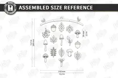 Fall Garland Laser Cut | Autumn Garland | Thanksgiving Day Product Image 2
