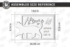 Pet Home Signs Laser Cut Bundle | Dog and Cat Wall Plaque Product Image 21