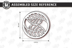 Plant Propagation Lid Laser Cut | Wooden Floral Pattern SVG Product Image 2