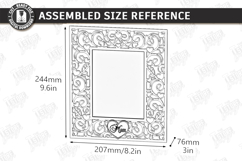 Mother's Day Photo Frames Laser Cut | Floral Picture Frames Product Image 24
