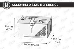 Honey Boxes Storage Laser Cut Bundle | Honeybee | Honeycomb Product Image 21