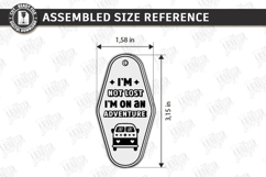 Retro Sarcastic Motel Keychains Laser Cut Bundle | Engraving Product Image 30