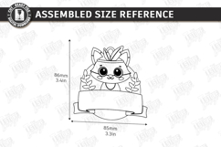 Kids Birthday Souvenir Laser Cut Bundle | Cute Animals SVG Product Image 10