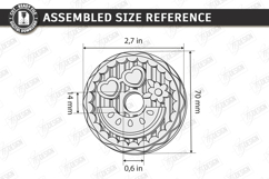 Drink Lid Toppers Laser Cut Bundle | Acrylic Tumbler Tag SVG Product Image 22