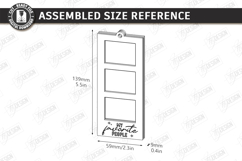 Photo Strip Frame Laser Cut | Keepsakes | Family Memory SVG Product Image 2