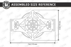 Gothic Waist Belt Laser Cut | Corset Belt | Gothic Accessory Product Image 2
