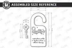 Santas Magic Key Laser Cut | 3D Layered Christmas Magic Key Product Image 2