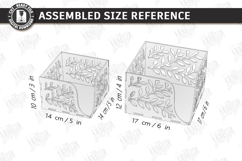 Acrylic Napkin Holder Laser Cut | Modern Napkin Stand SVG Product Image 2