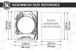 Graduation Mini Photo Frame Laser Cut Bundle | Class of 2026 Product Image 22
