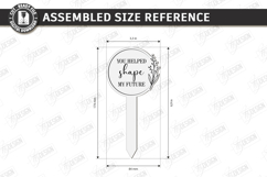 Teacher Appreciation Plant Stake Laser Cut | Flower Pot Sign Product Image 2