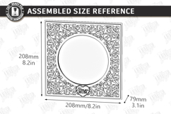 Mother's Day Photo Frame Laser Cut | Floral Picture Frames Product Image 2