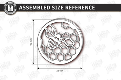 Plant Propagation Lid Laser Cut | Wooden Floral Pattern SVG Product Image 2