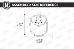 Personalized Backpack Tag Laser Cut | Name Charm | Keychain Product Image 2