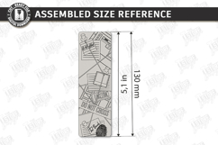 Acrylic True Crime Bookmark Laser Cut | Reading Accessories Product Image 2