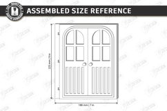 3D Miniature Door Notebook Cover Laser Cut Bundle | Vintage Product Image 22