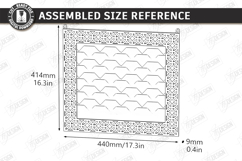 Felt Notes and Photo Organizer Laser Cut | House Wall Board Product Image 2
