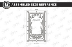 Stained Glass Wedding Welcome Sign Laser Cut Bundle | Floral Product Image 21