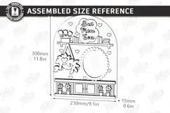 Mother's Day Miniature Roombox Laser Cut | 3D Layered Boxes Product Image 2