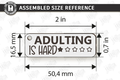 Sarcastic Keychain Laser Cut | Snarky Keyring | Funny SVG Product Image 2