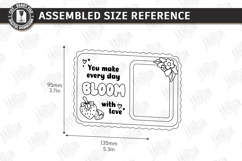 Mother's Day Personalized Photo Frames Laser Cut Bundle SVG Product Image 26