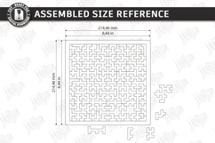 Puzzle Sample Laser Cut Bundle| Modern Puzzle |Family SVG Product Image 11