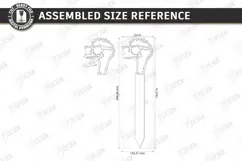 Wooden Garden Stake Laser Cut | Garden Sign | Ostrich Laser Product Image 2